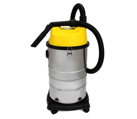 vacuum industrial cleaner wet dry commercial 30l hoover attachments stainless extra steel