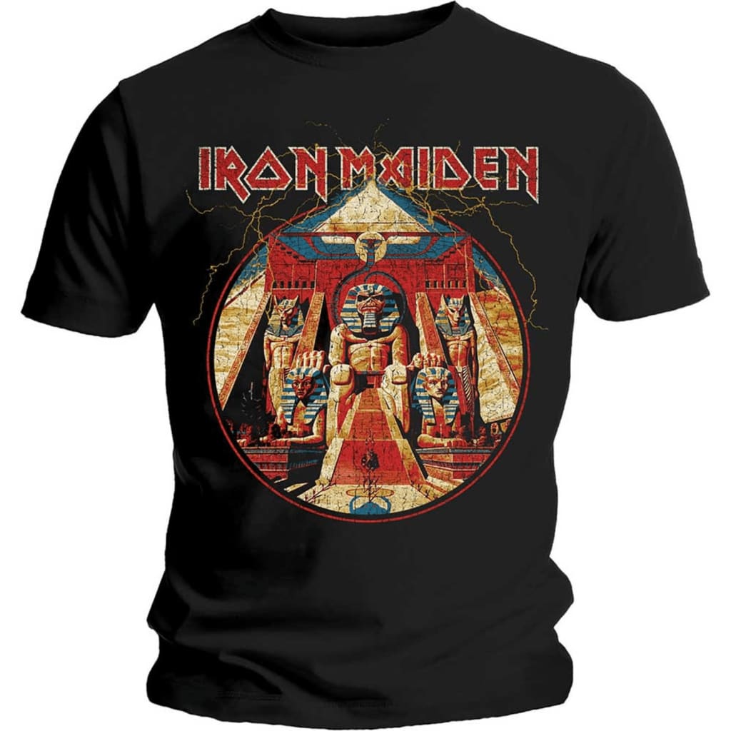Iron Maiden Powerslave Lightning T-Shirt