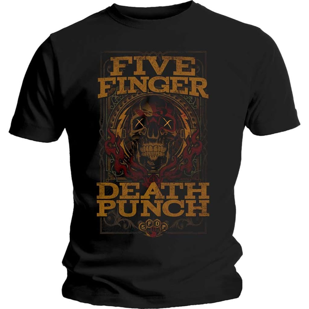 Rockshirts Five Finger Death Punch Wanted T-Shirt