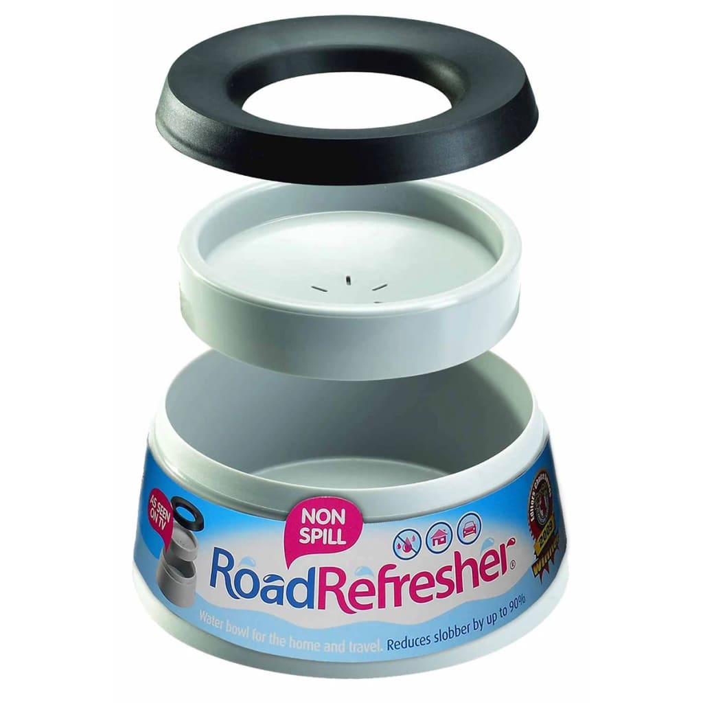 

Road Refresher Drinkbak voor huisdieren anti-lek groot grijs LGRR