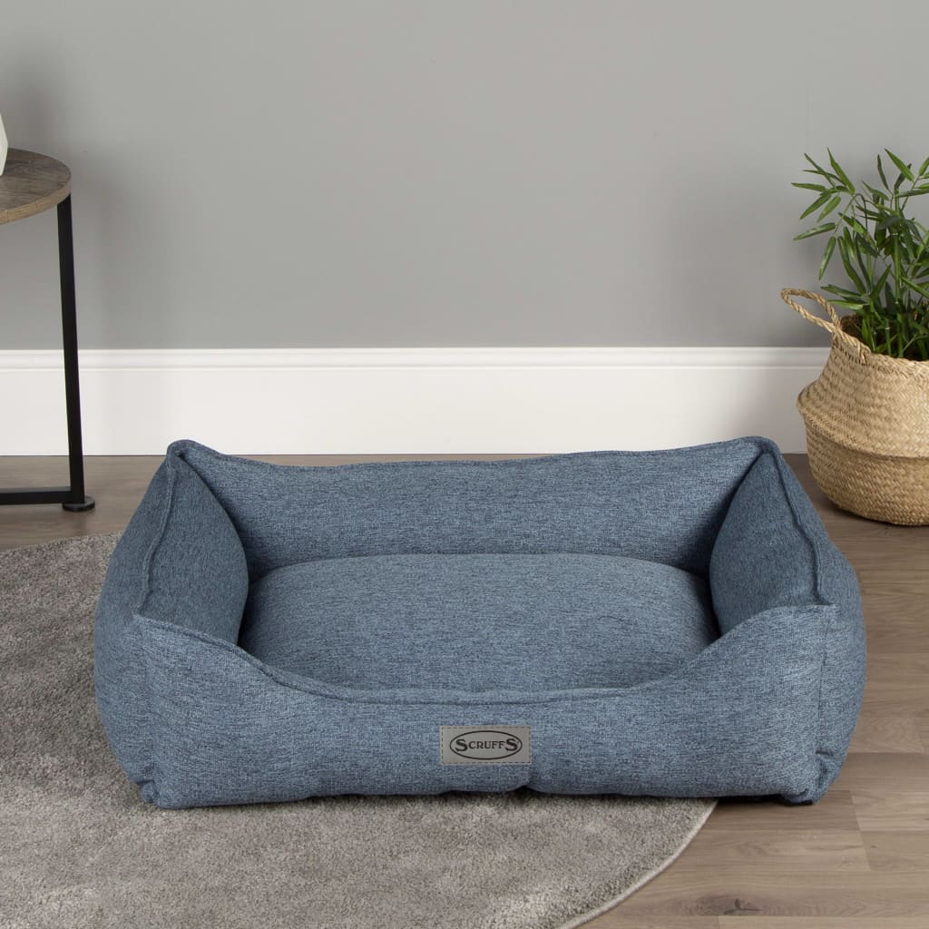 Hondenmand Manhattan Box Bed Denim Blue