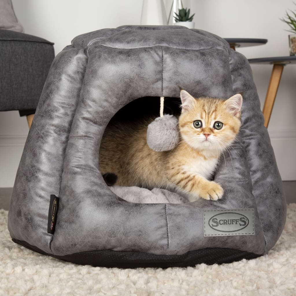 Lit Pour Chats Knightsbridge 48x38 Cm Gris Scruffs & Tramps 15 width=274