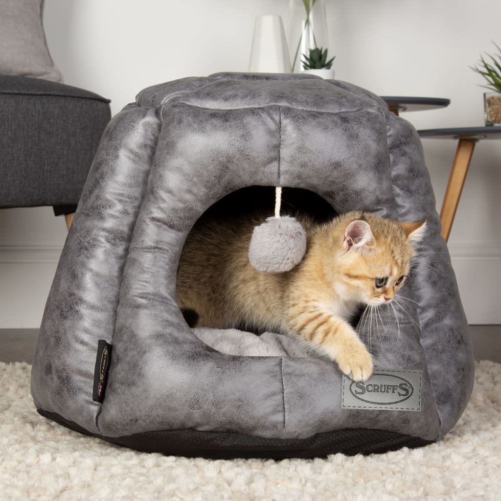 Lit Pour Chats Knightsbridge 48x38 Cm Gris Scruffs & Tramps 18 width=274