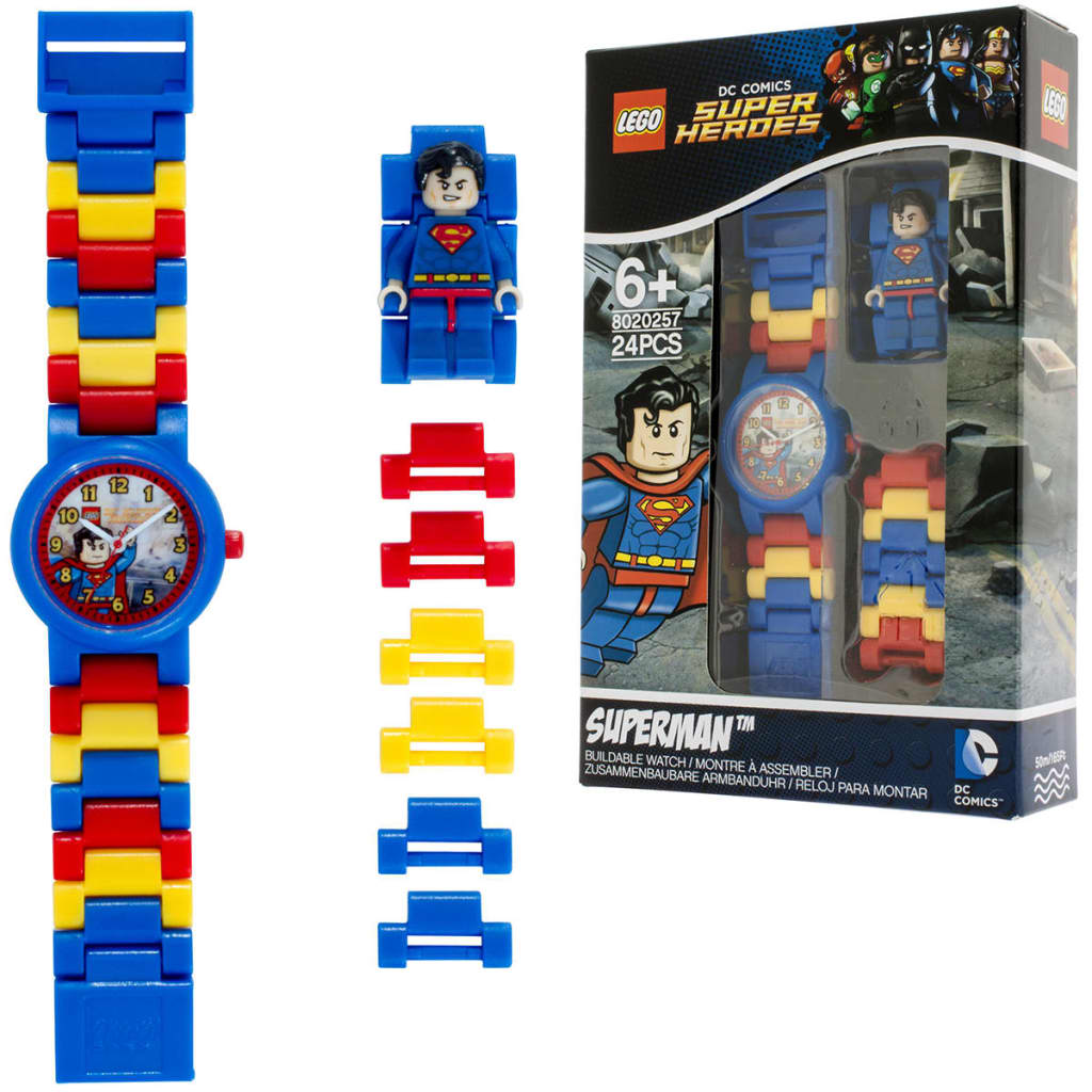 

LEGO Heroes Schakelhorloge Superman kunststof 8020257