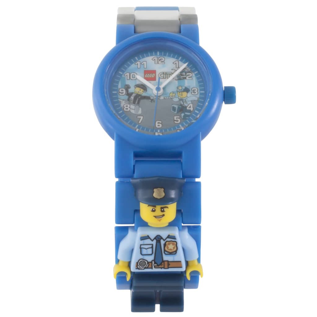 

LEGO City Link Horloge politie kunststof blauw 8021193