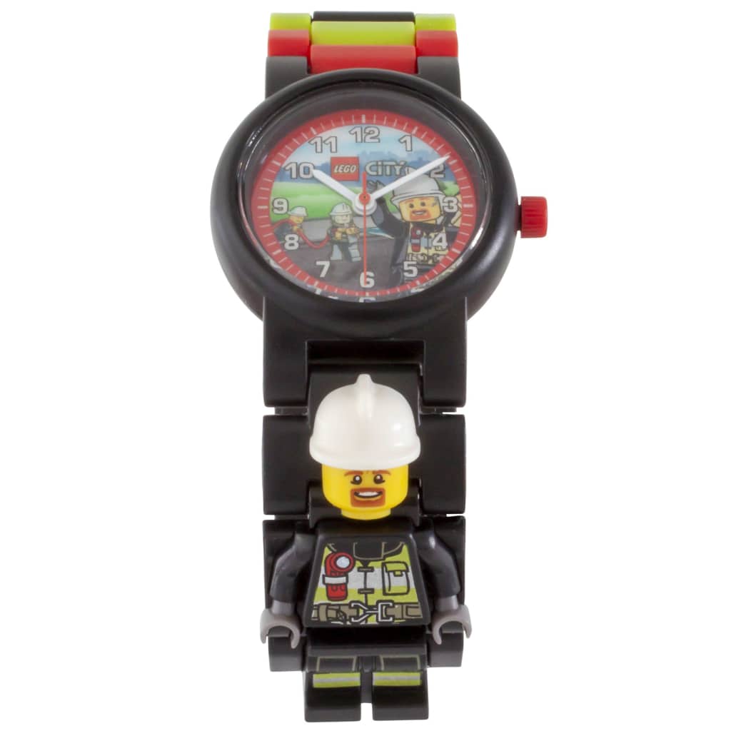 

LEGO City Link Horloge brandweerman kunststof meerkleurig 8021209