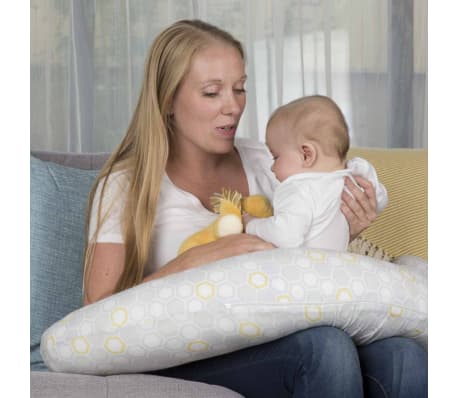CuddleCo Coj/ín de Lactancia para Beb/é Espuma Viscoel/ástica Comfi Mum Blanco