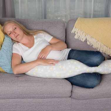 CuddleCo Coj/ín de Lactancia para Beb/é Espuma Viscoel/ástica Comfi Mum Blanco