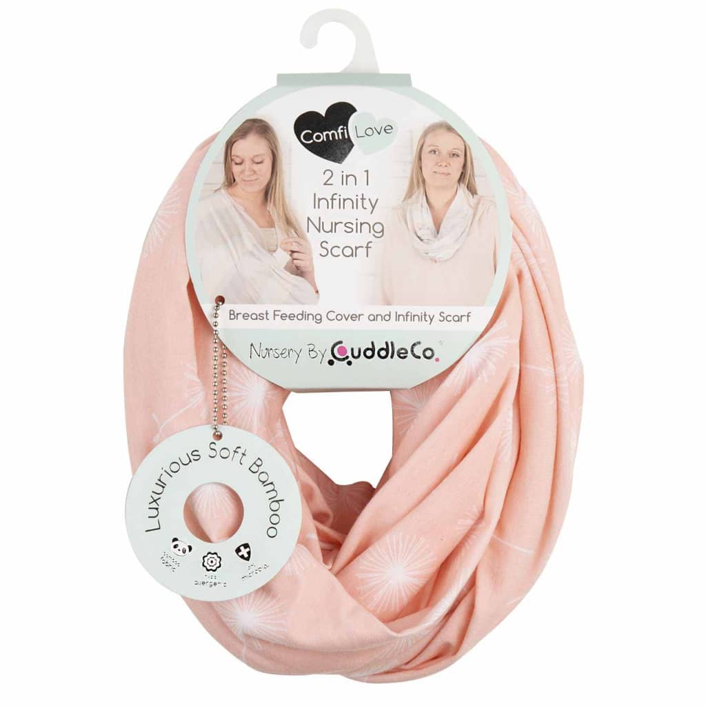 

CuddleCo Voedingssjaal 2-in-1 Comfi Love Infinity roze