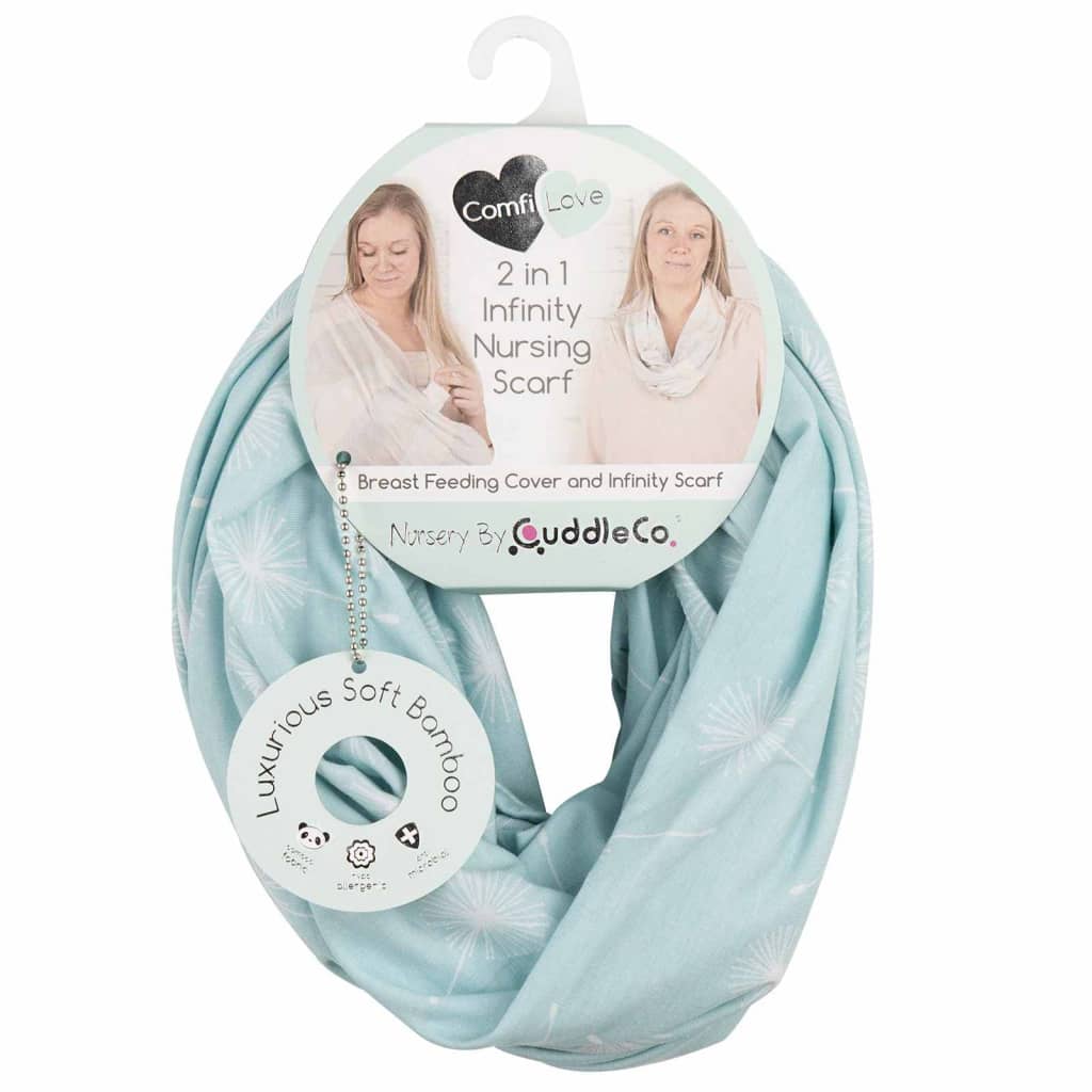 

CuddleCo Voedingssjaal 2-in-1 Comfi Love Infinity groen