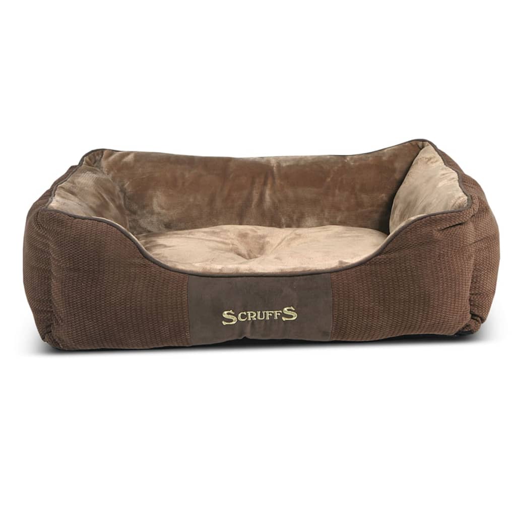 Afbeelding Scruffs Chester Box Bed - Chocolade (bruin) - L door Vidaxl.nl