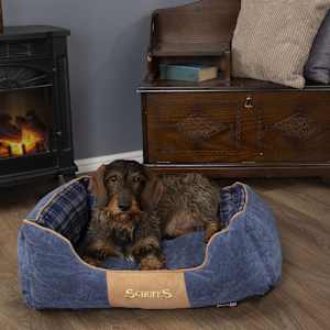 Scruffs Pelíšek Highland box bed modrý L - obrázek 6