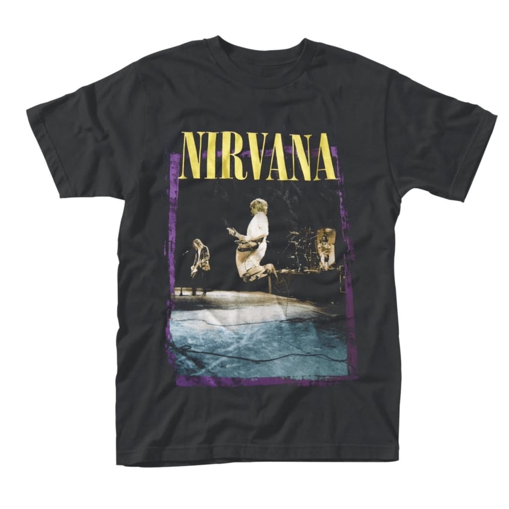 Afbeelding Nirvana - Stage Jump T-Shirt door Vidaxl.nl