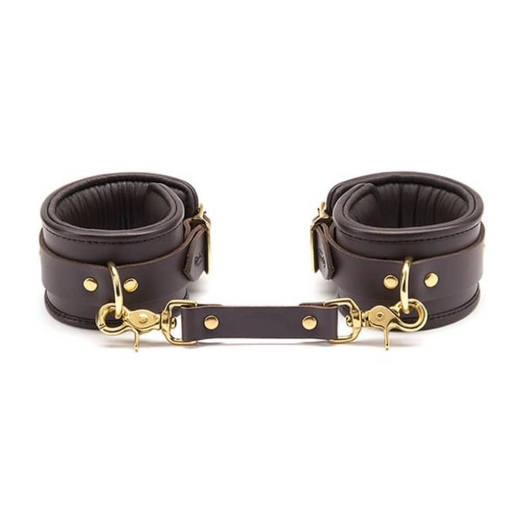 Onbekend Lederen Handboeien Coco De Mer 09215 huismerk kopen in de aanbieding