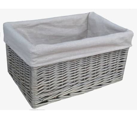 small grey storage baskets