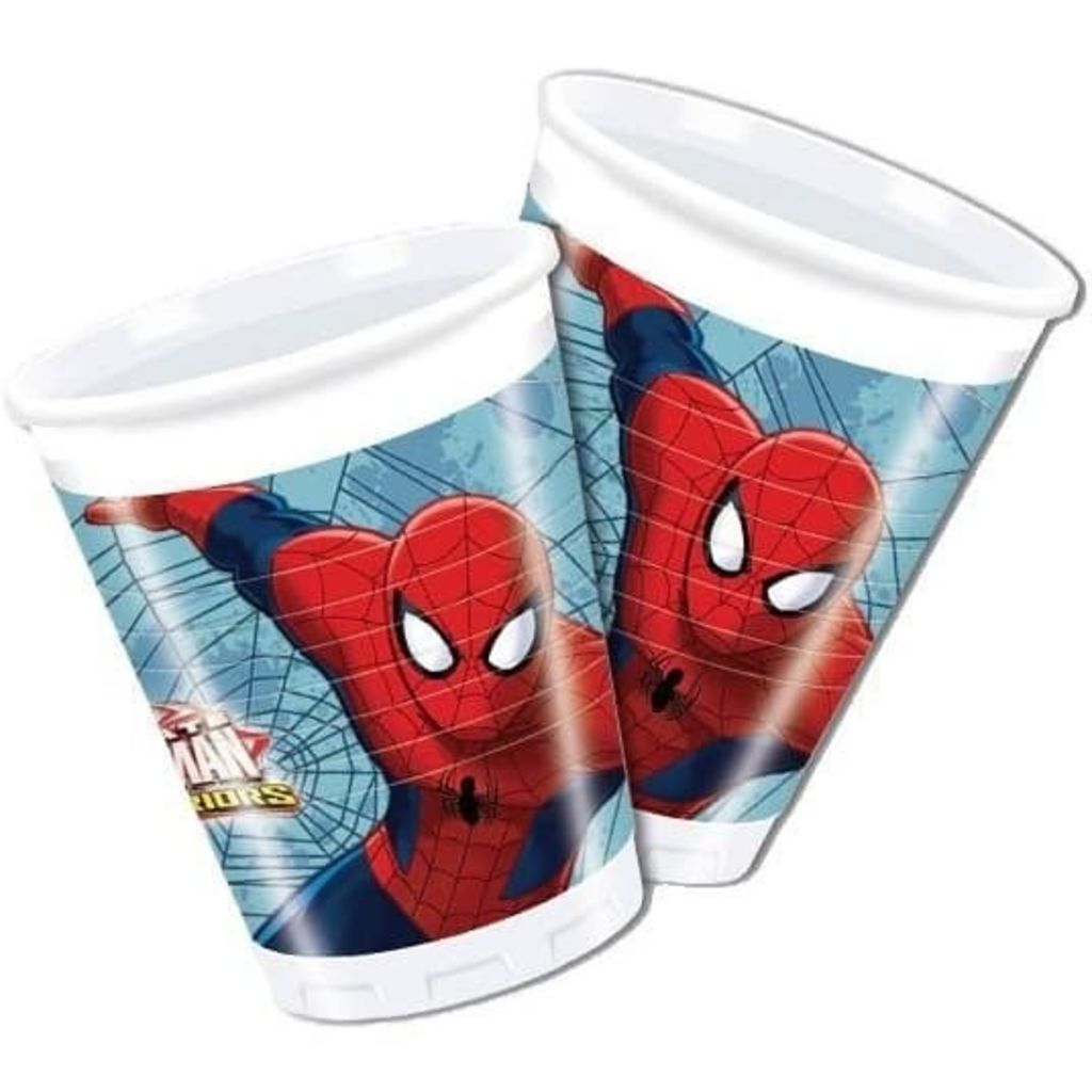 Universeel Drinkbeker Spiderman 8 St