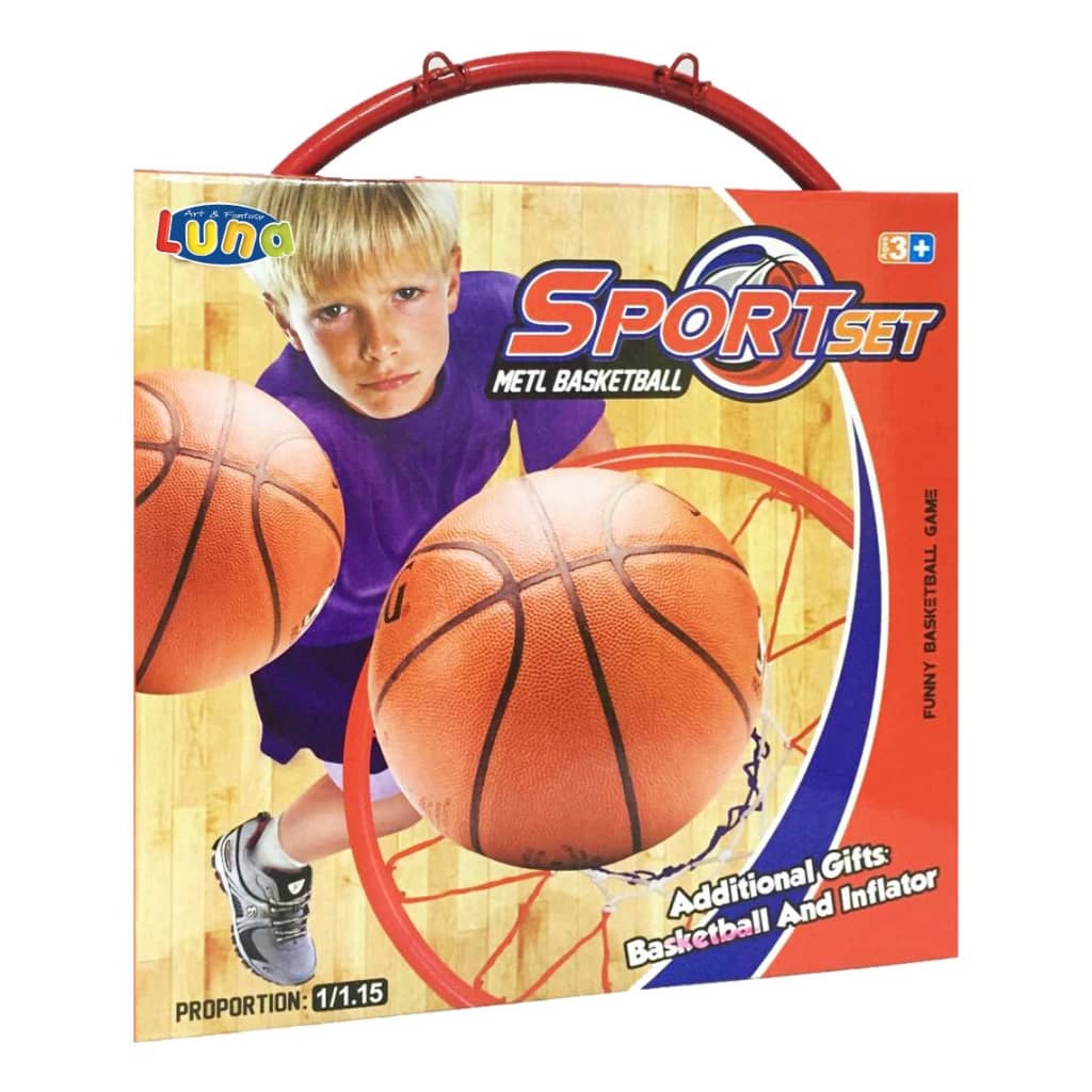 Luna basketbalring Sportset 32,5 cm oranje