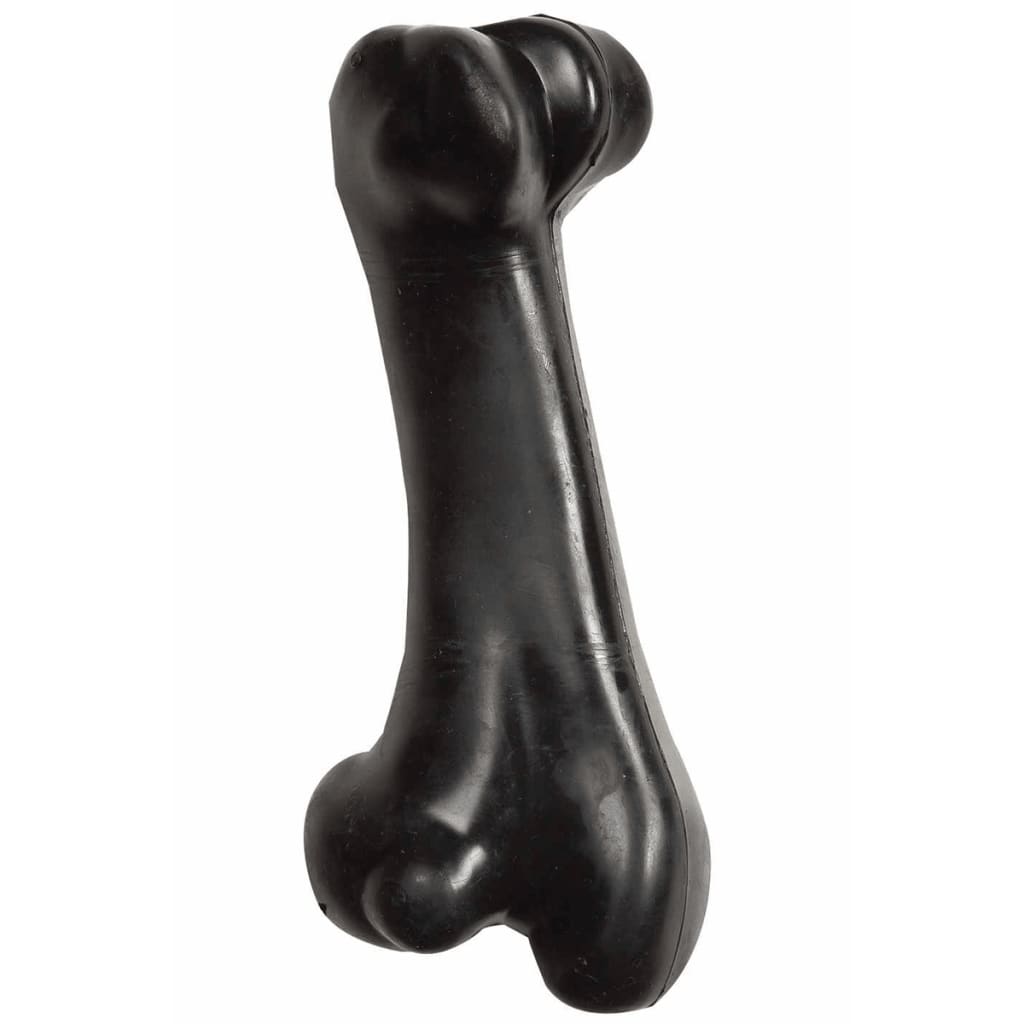 FLAMINGO Honden speelgoedbot Gladiator rubber zwart 22 cm 502092