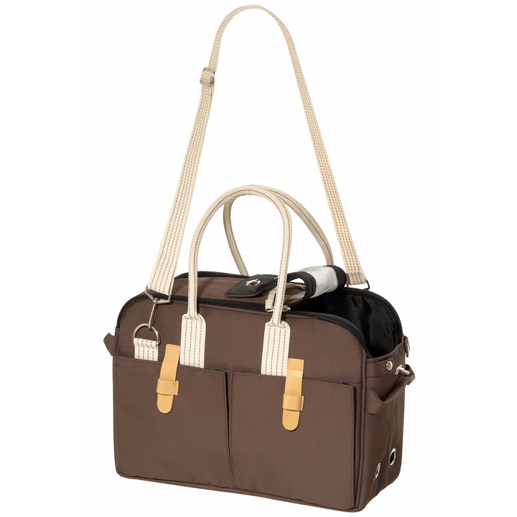 Borsa Trasportino Per Animali Marrone 52x25x35 Cm 31416 FLAMINGO 7 width=274