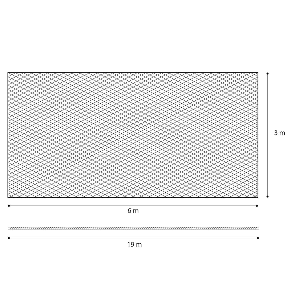 

FLAMINGO Kattenveiligheidsnet Sekura XXL 6x3 m zwart