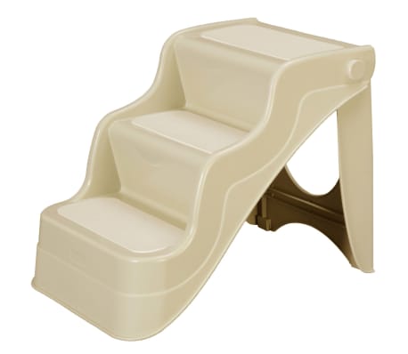 FLAMINGO Escalier pour animaux de compagnie Easy-Step Beige 516754