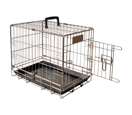 FLAMINGO Cage pour animaux Ebo Marron Métallique 47x31x38 cm 517579