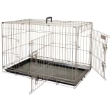 FLAMINGO Transportkäfig Ebo 109 x 70 x 77 cm Braun-Metallic 517583