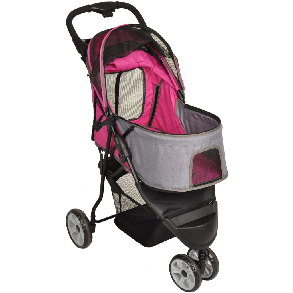 

FLAMINGO Hondenbuggy Kiara 54x81x99,5 cm roze