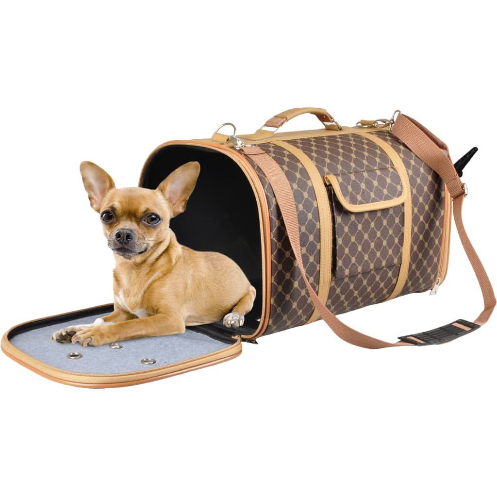 

FLAMINGO Huisdierendraagtas Chloe 2 45x26x26 cm bruin