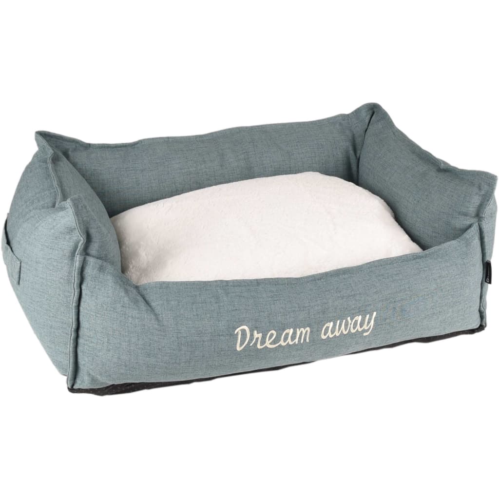 Afbeelding FLAMINGO Hondenbed met rits Dream Away 70x50 cm groen door Vidaxl.nl