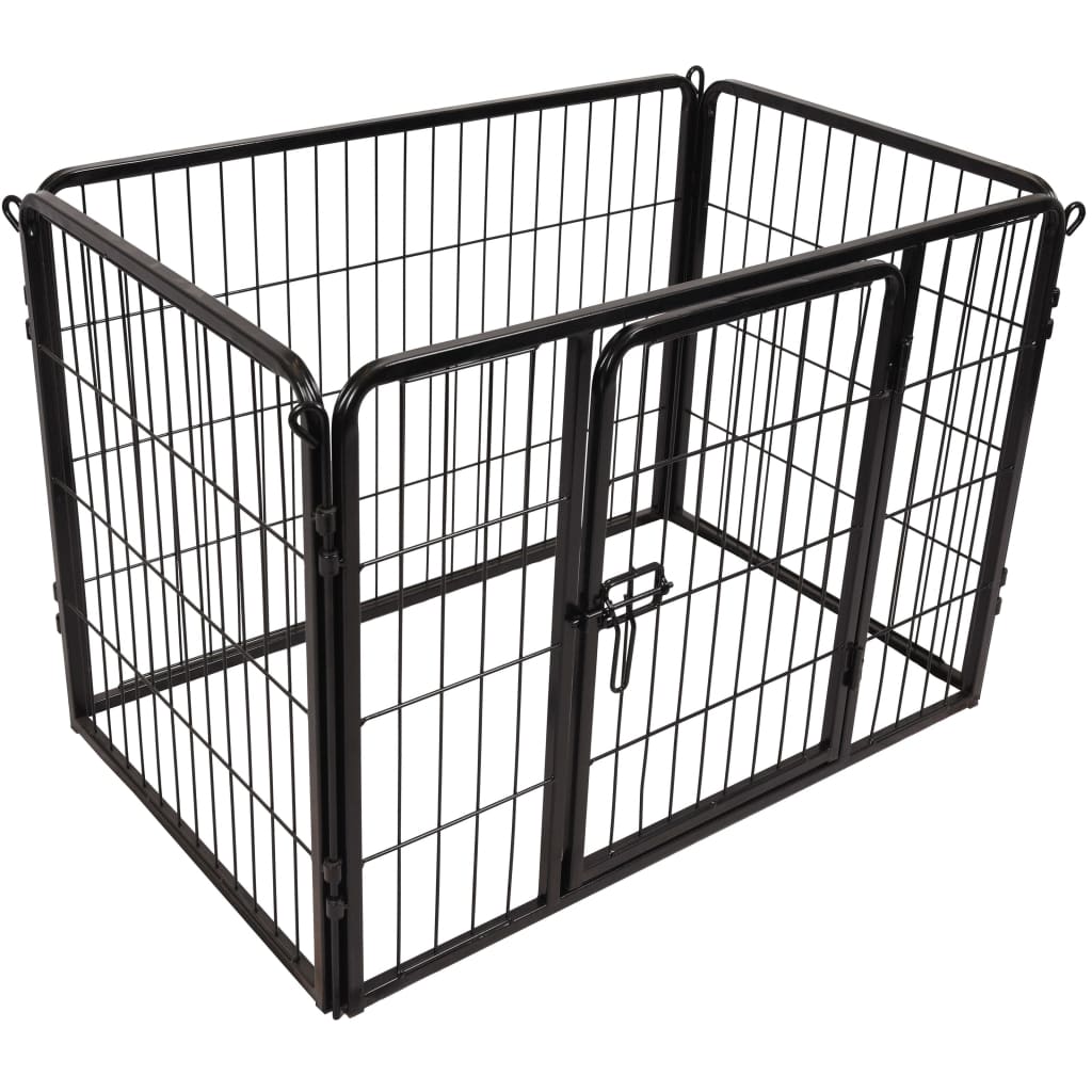 

FLAMINGO Hondenkennel Kazan S 93x59x64 cm zwart