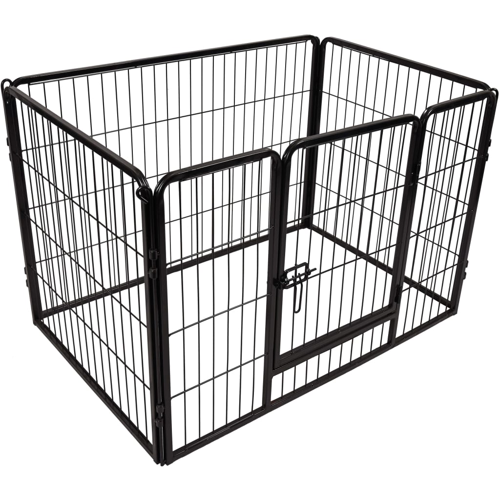 

FLAMINGO Hondenkennel Kazan M 109x72x72 cm zwart