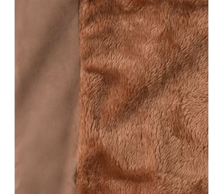 FLAMINGO Coperta Riscaldante Animali Cho Marrone Chiaro 90x55x1,5 cm