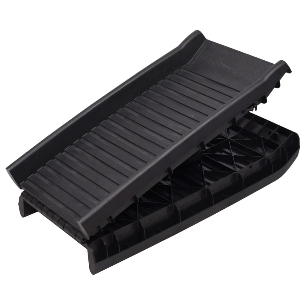 Rampă pentru câini pliabilă Zenna 156x40x15 cm negru