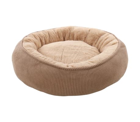 FLAMINGO Cama perros con cremallera Colette redonda gris taupe 46 cm