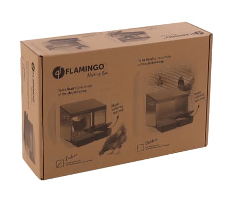 FLAMINGO Indoor Nesting Box with 2 Nests Julie Green