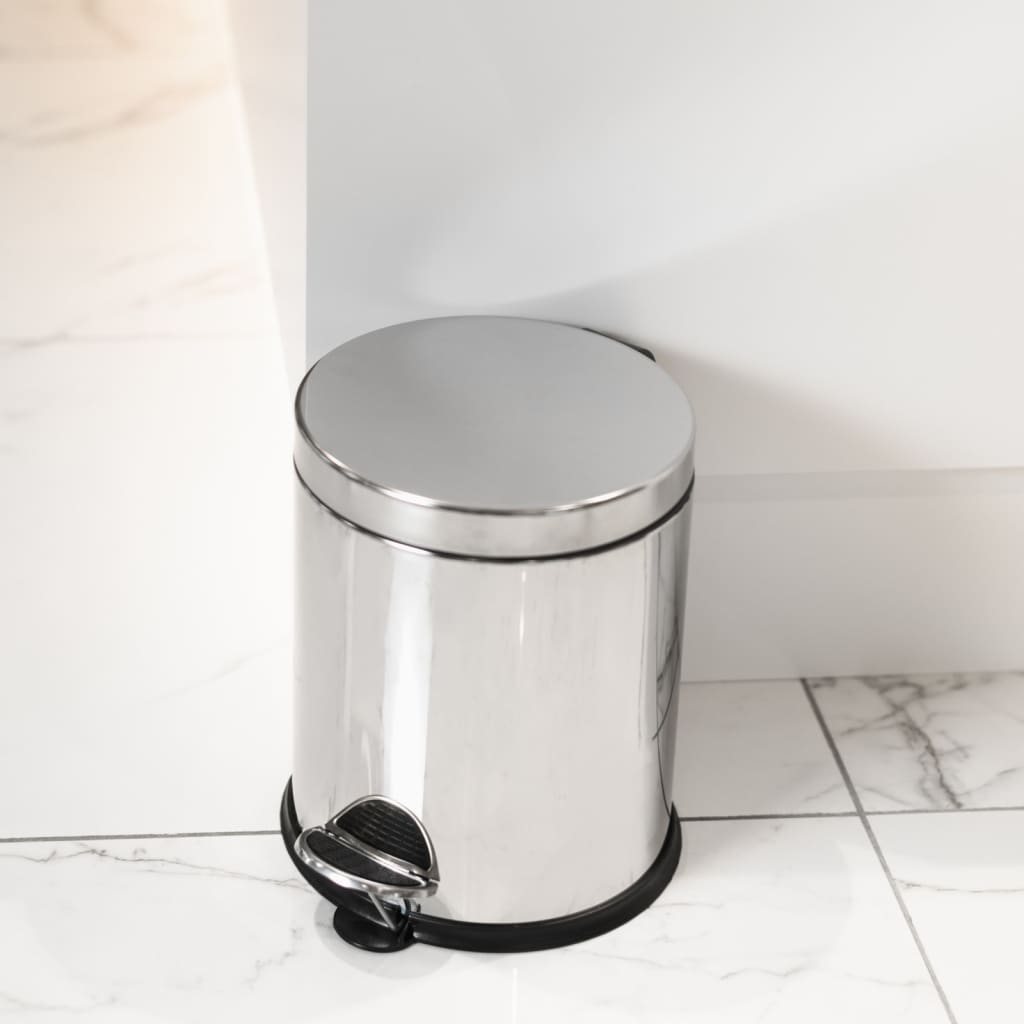 Pedal Bin With Lid Wasty 5 L Round Cosy & Trendy 10 width=274