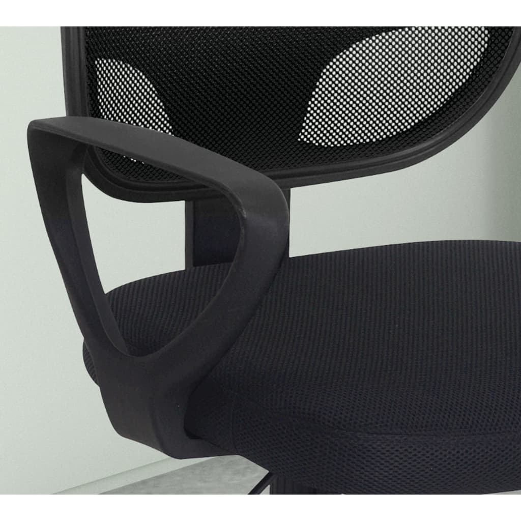 Rousseau Krzesło biurowe Hippa, poliester, czarne