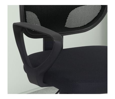 Rousseau Krzesło biurowe Hippa, poliester, czarne