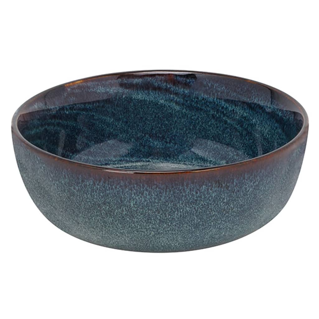 Cosy & Trendy Bowl with Circles Pattern Atlantis 6 pcs Ø16.5 cm Blue