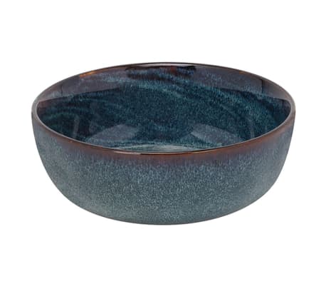 Cosy & Trendy Bowl with Circles Pattern Atlantis 6 pcs Ø16.5 cm Blue