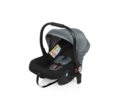 little world poussette combinée 3 en 1 city walker noire