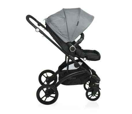 little world poussette combinée 3 en 1 city walker noire