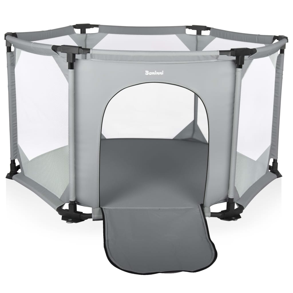 Baninni Playpen Giocco Light Grey