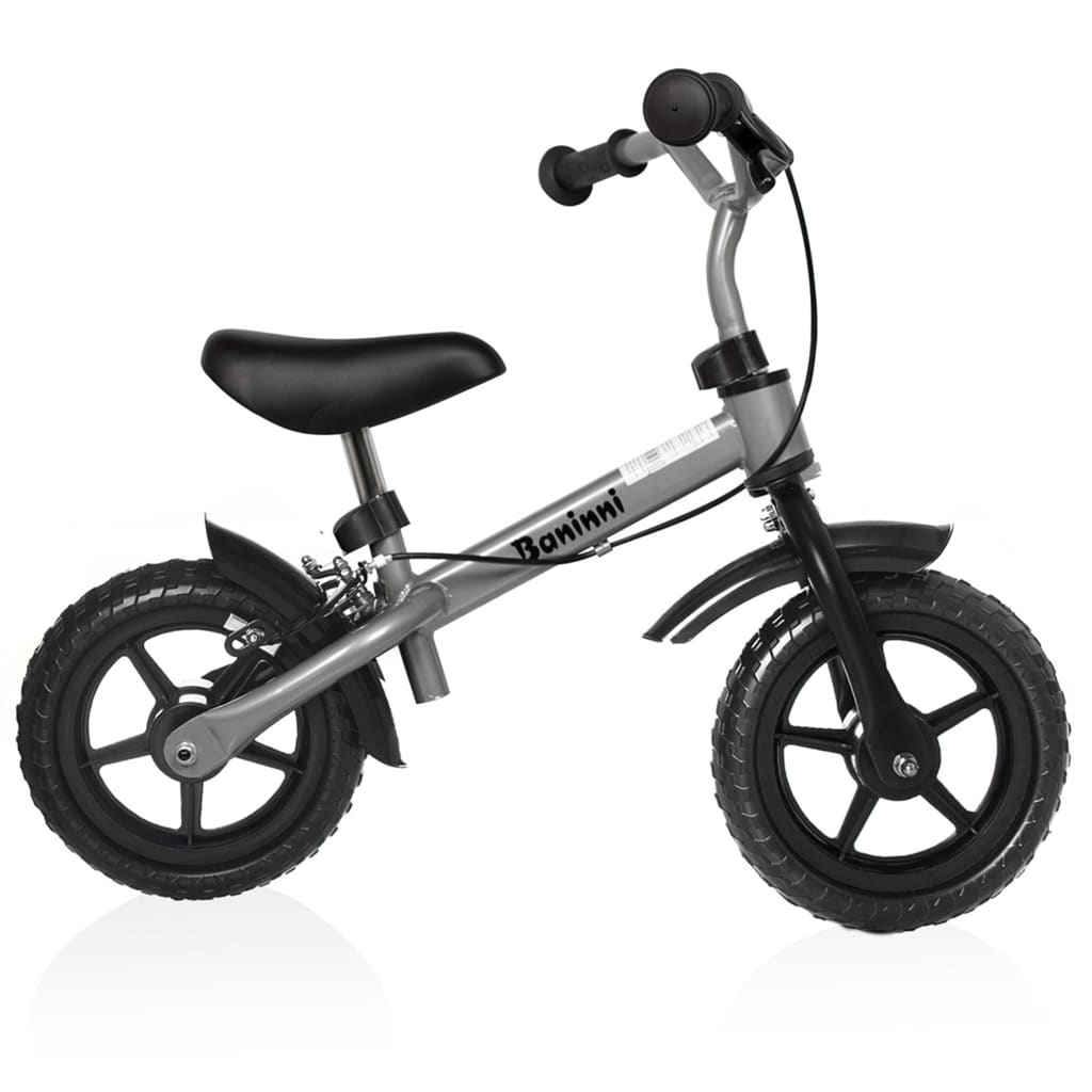 

Baninni Loopfiets Wheely zwart en zilver BNFK012-SI