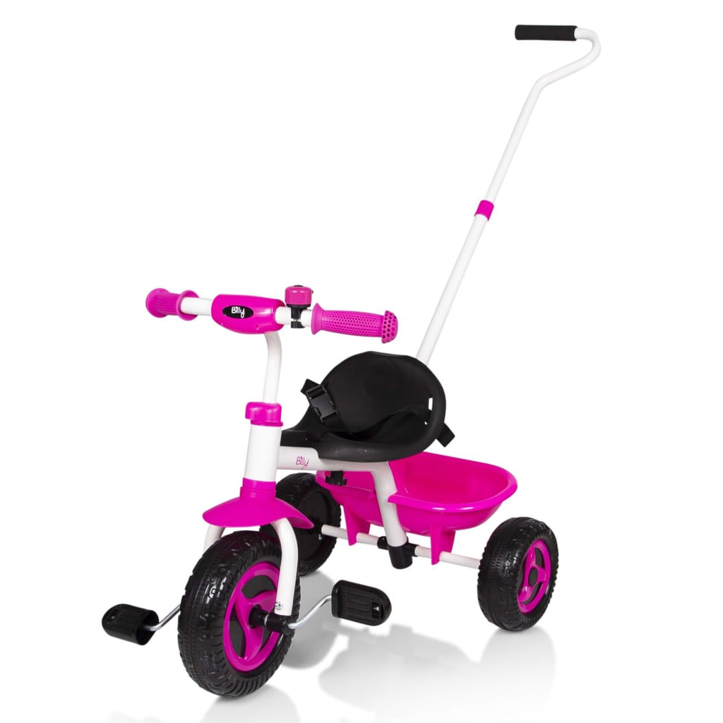 Afbeelding Billy Kinderdriewieler Berry roze en wit door Vidaxl.nl