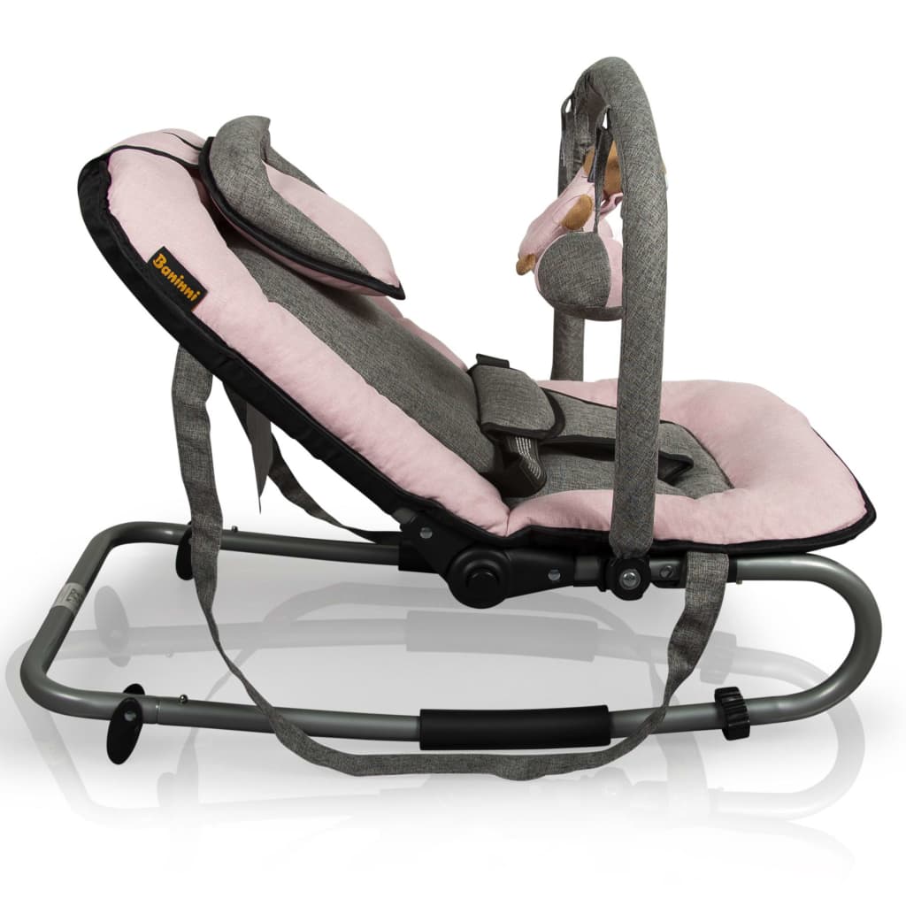 Baby Bouncer Admiro Pink And Grey Baninni 14 width=274