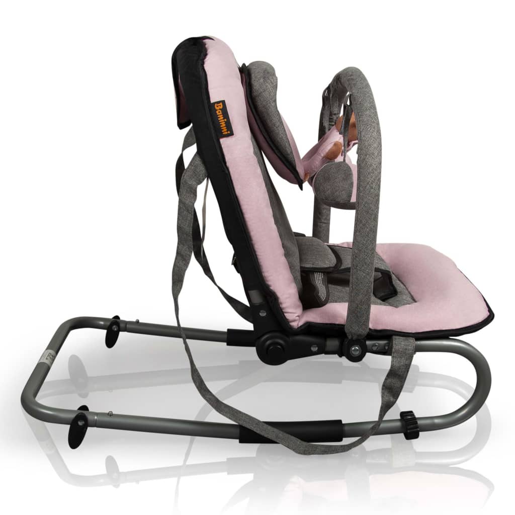 Baby Bouncer Admiro Pink And Grey Baninni 15 width=274