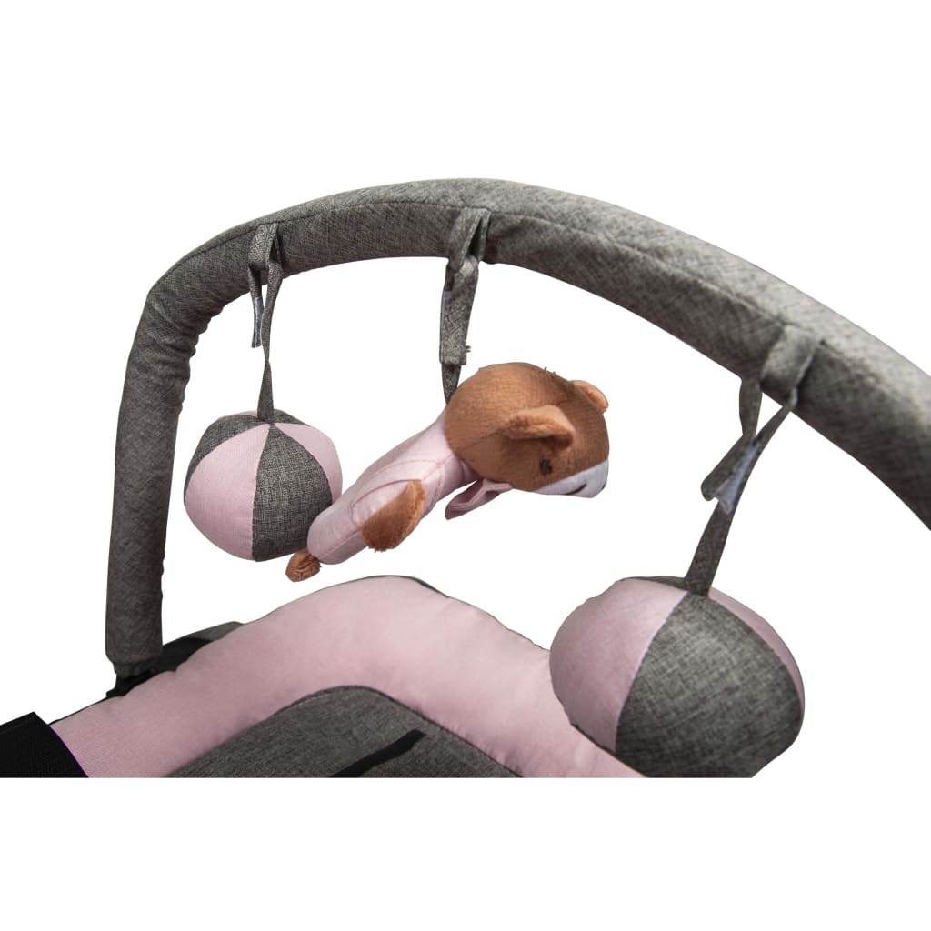 Baby Bouncer Admiro Pink And Grey Baninni 18 width=274