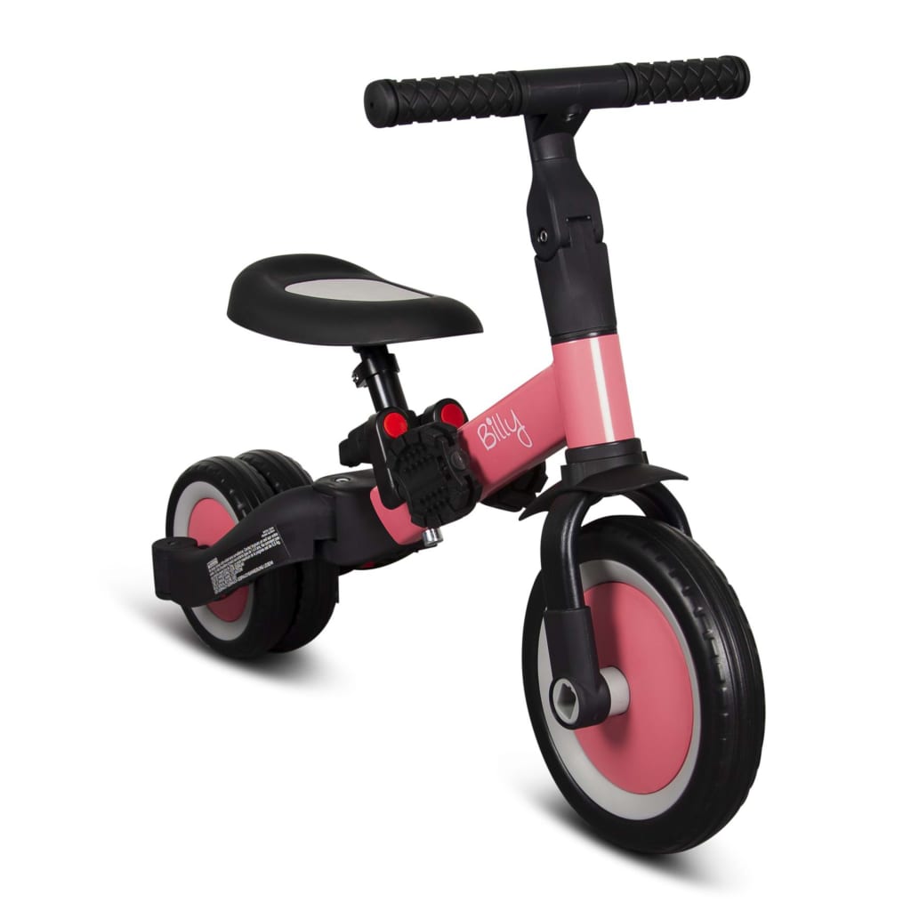 

Billy Loopfiets 4-in-1 Fresa roze